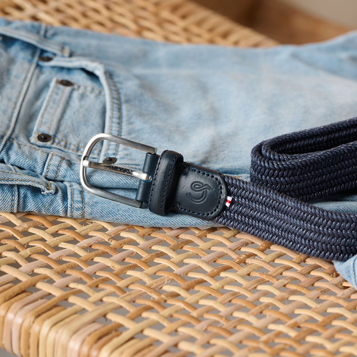 La Boucle La Boucle Waxed Cotton Puglia Woven Belt Woven Belt