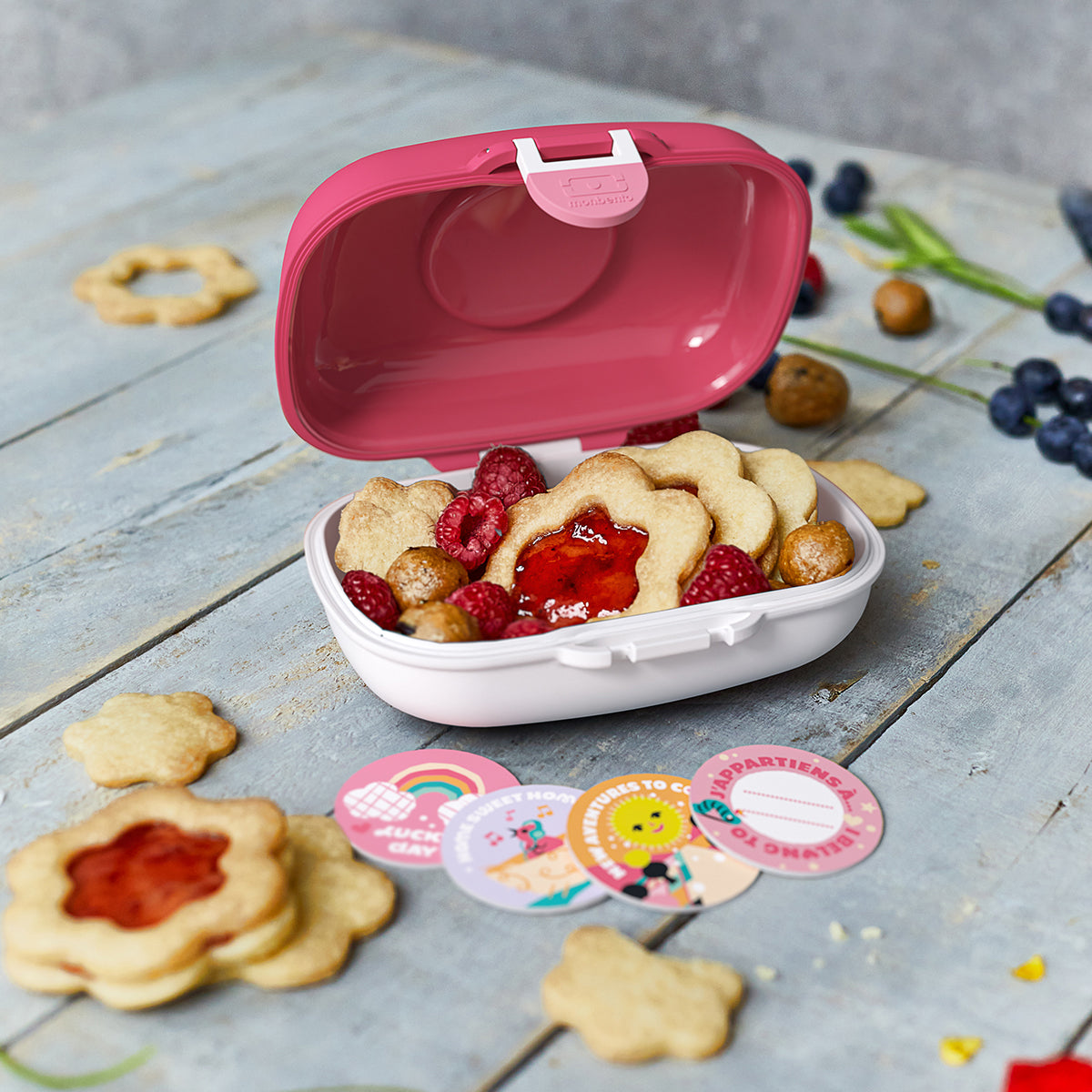 Monbento MB Kids Gram Graphic Birds Snack Box Snack Box