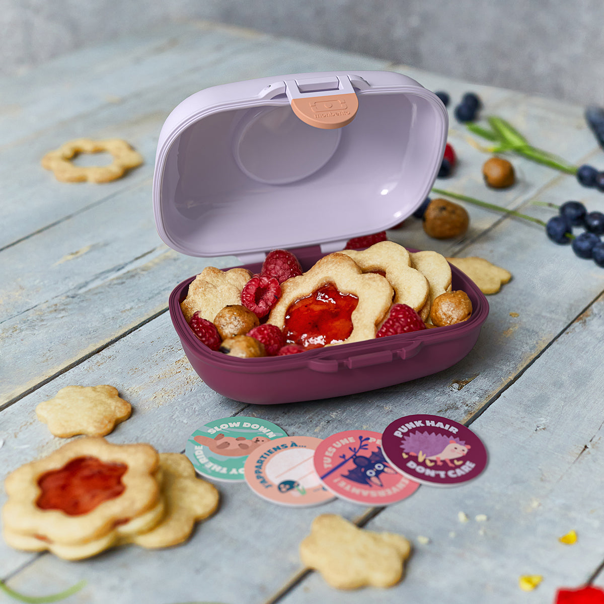 Monbento MB Kids Gram Graphic Owly Snack Box Snack Box