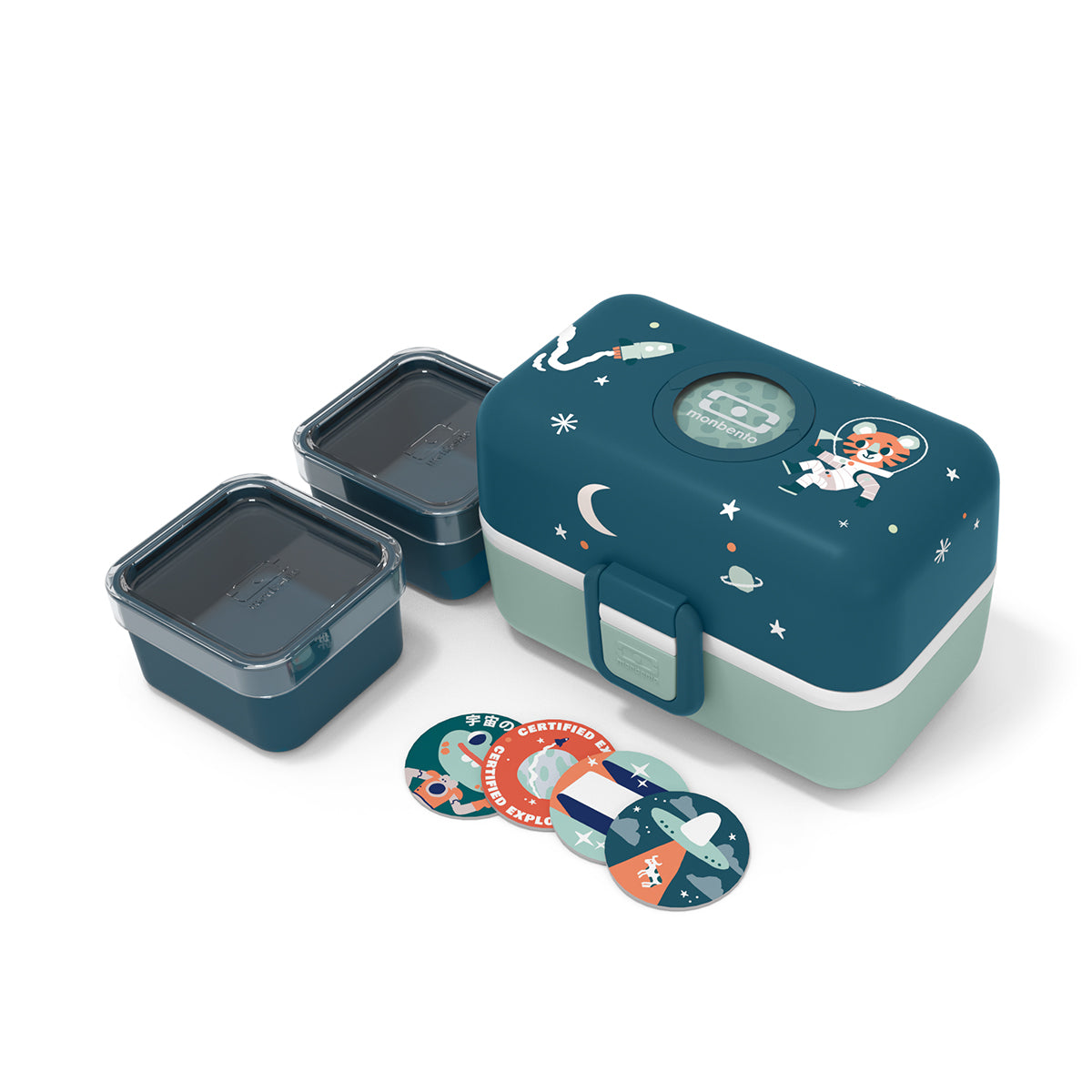 Monbento MB Kids Tresor Graphic Cosmic Blue Kids Lunch Box Kids Lunch Box