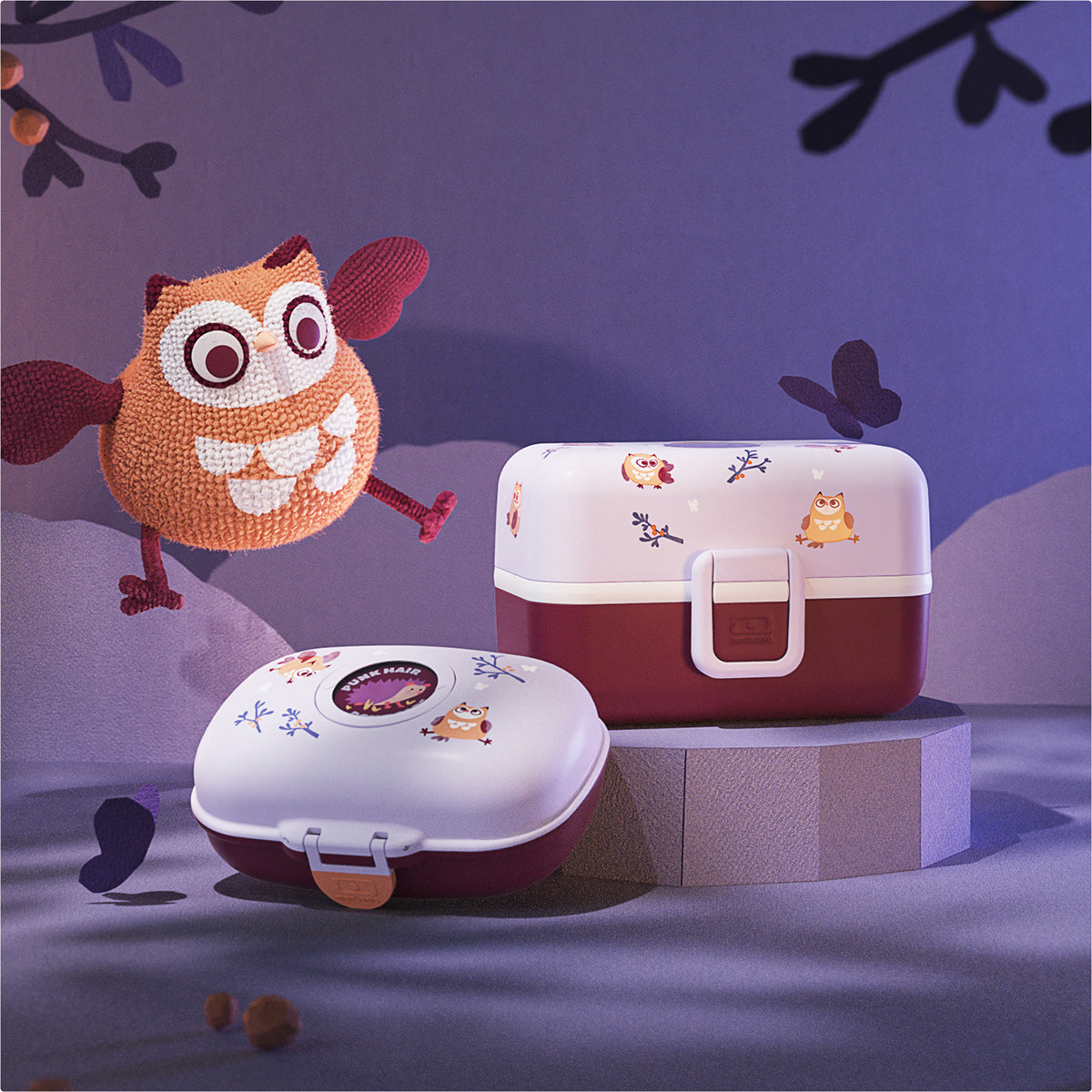 Monbento MB Kids Tresor Graphic Owly Kids Lunch Box Kids Lunch Box