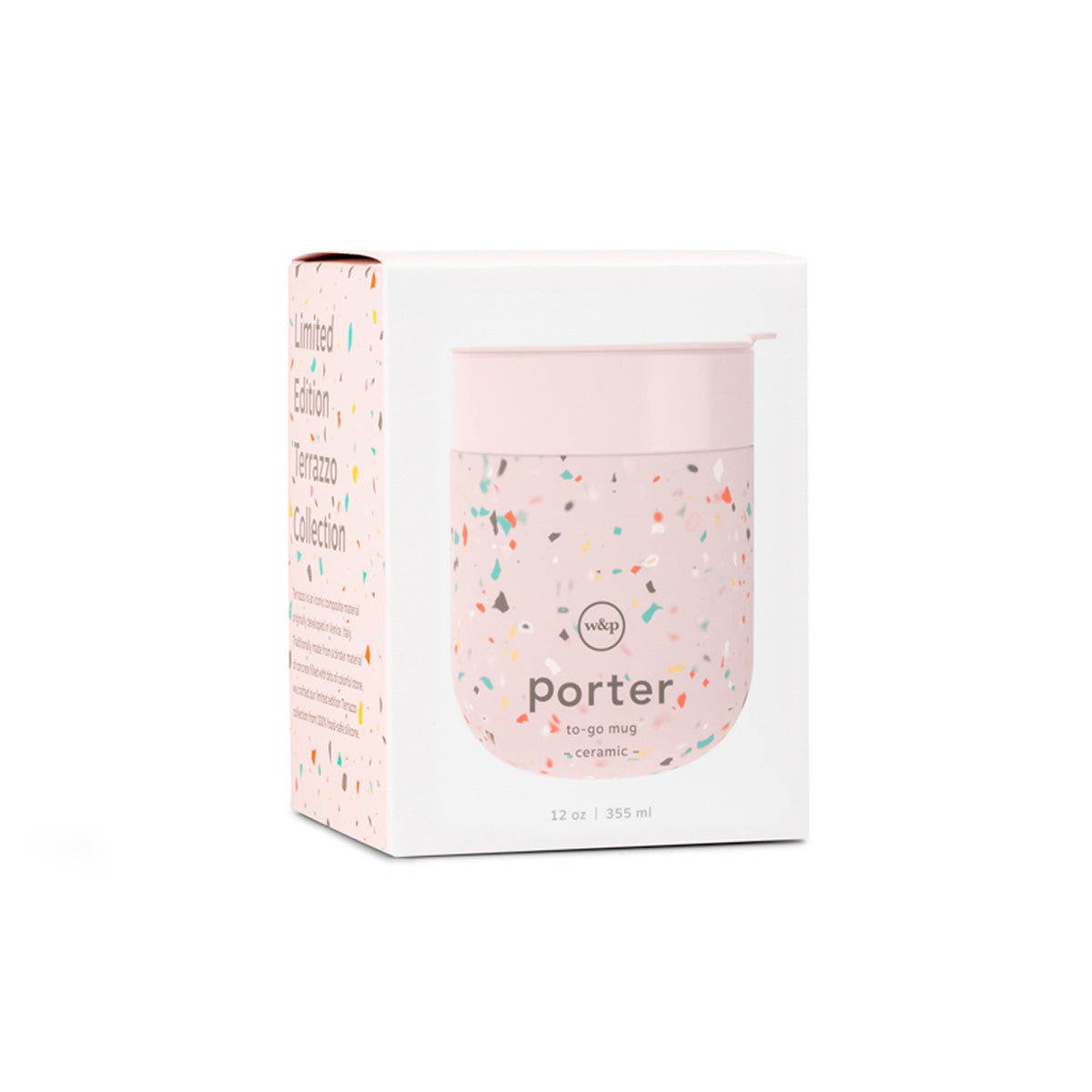 W&P Ceramic Mug Terrazzo 355ml Blush