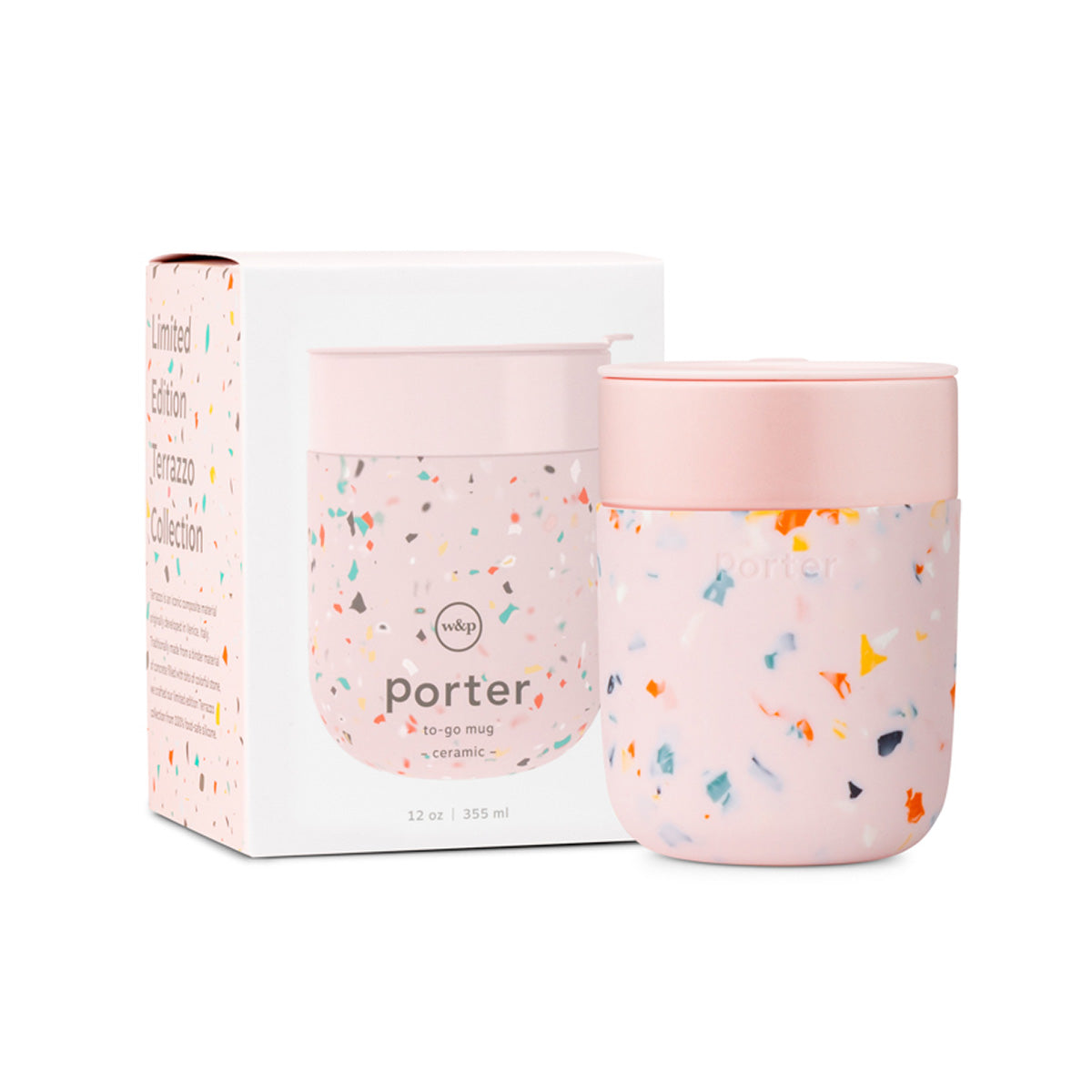 W&P Ceramic Mug Terrazzo 355ml Blush