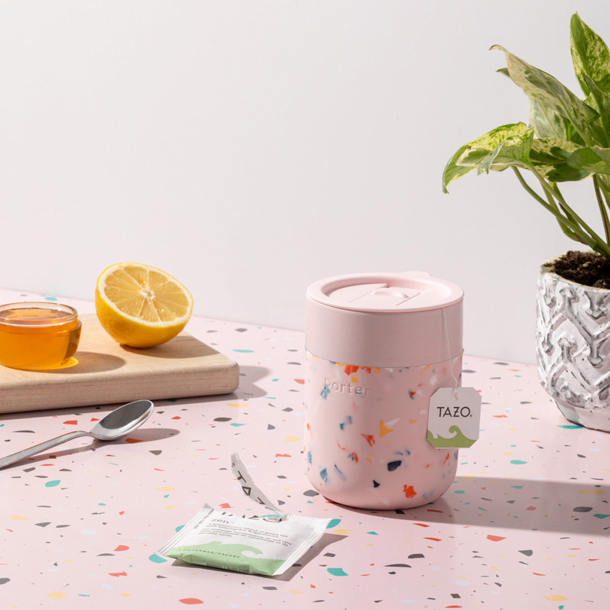 W&P Ceramic Mug Terrazzo 355ml Blush