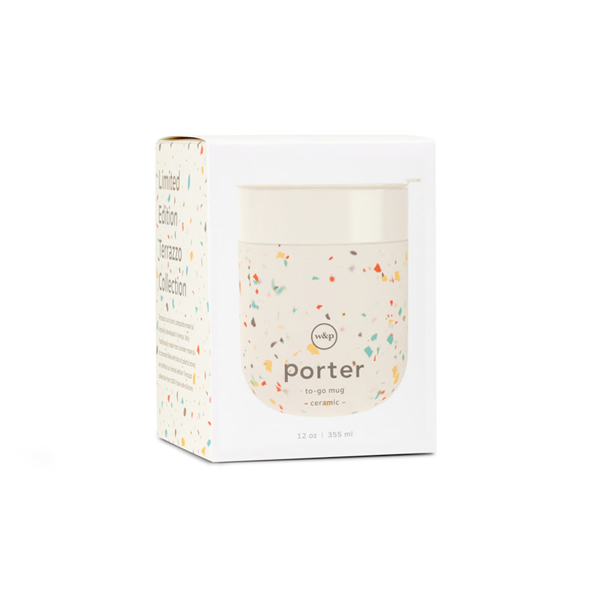 W&P Ceramic Mug Terrazzo 355ml Cream