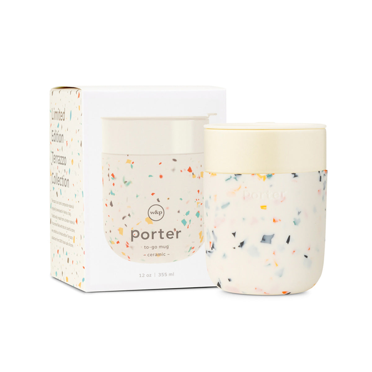 W&P Ceramic Mug Terrazzo 355ml Cream
