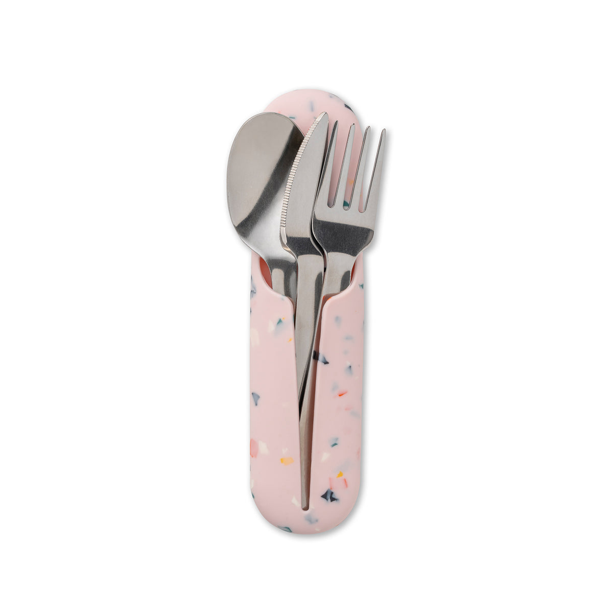W&P Stainless Steel Utensil Set Terrazzo Blush