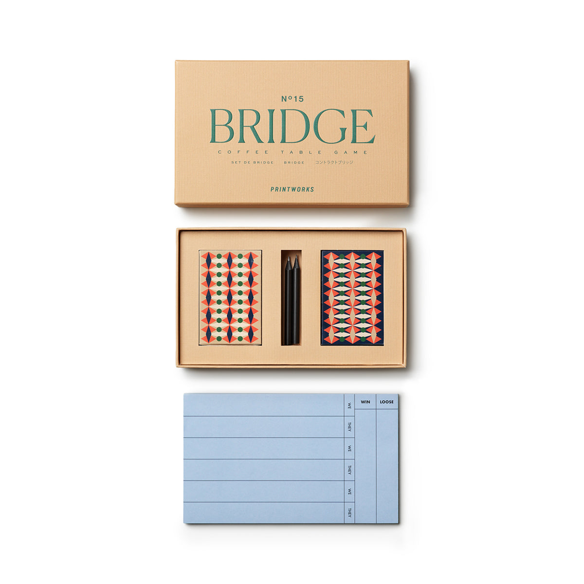 Printworks Classic Games Bridge Set