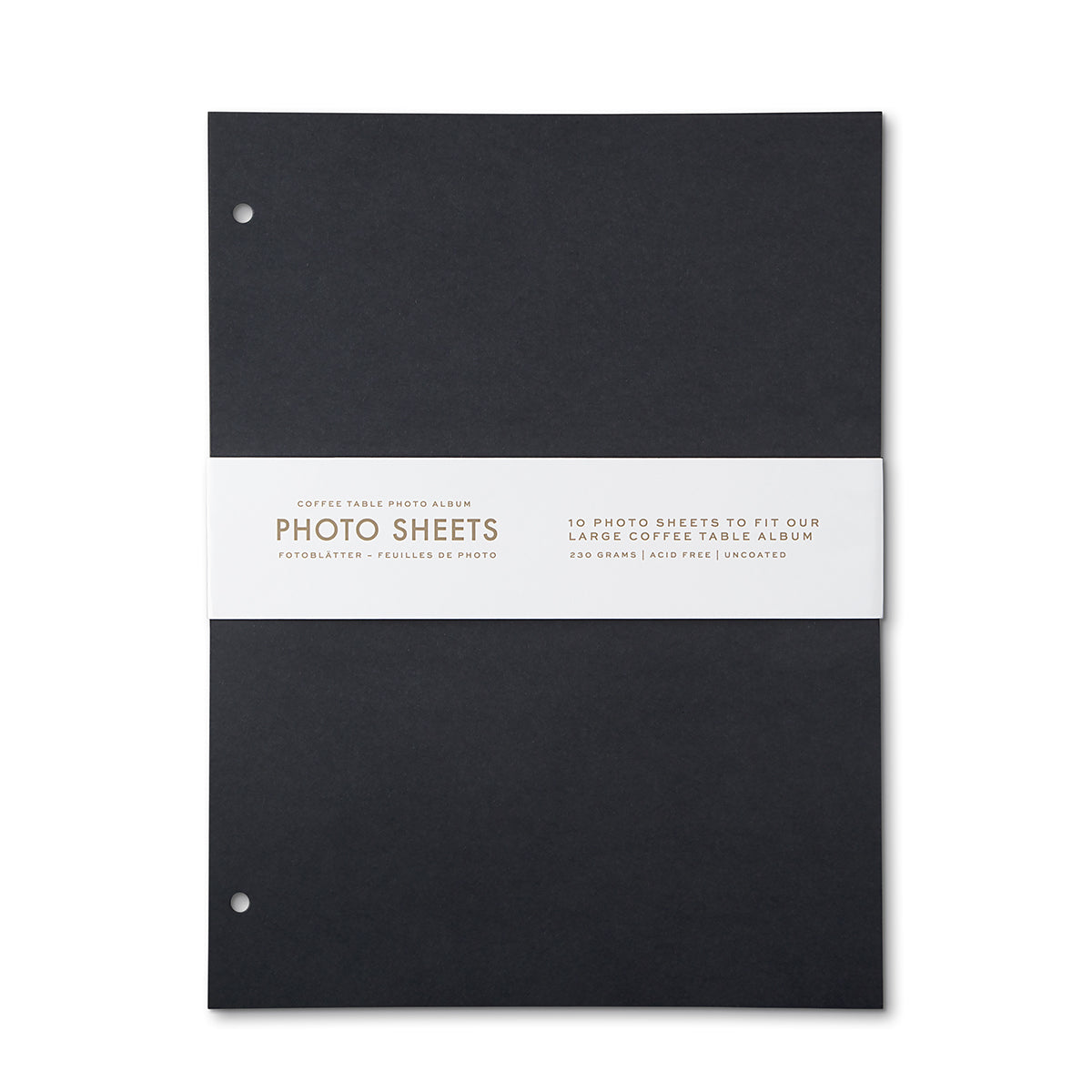 Photo Album Refill Sheet (pk of 10) - Black