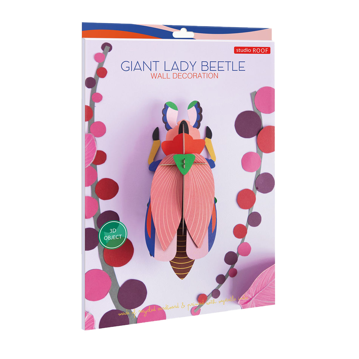 Studio Roof Wall Art Beetles (A4) Lady Beetle
