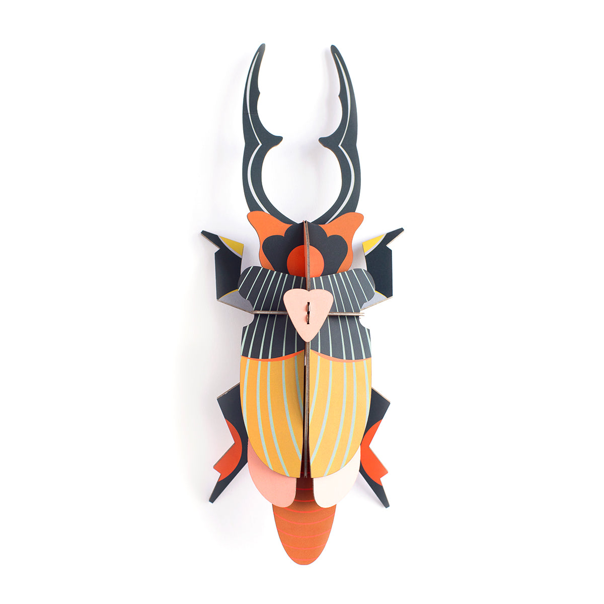 Studio Roof Wall Art Beetles (A4) Stag Beetle