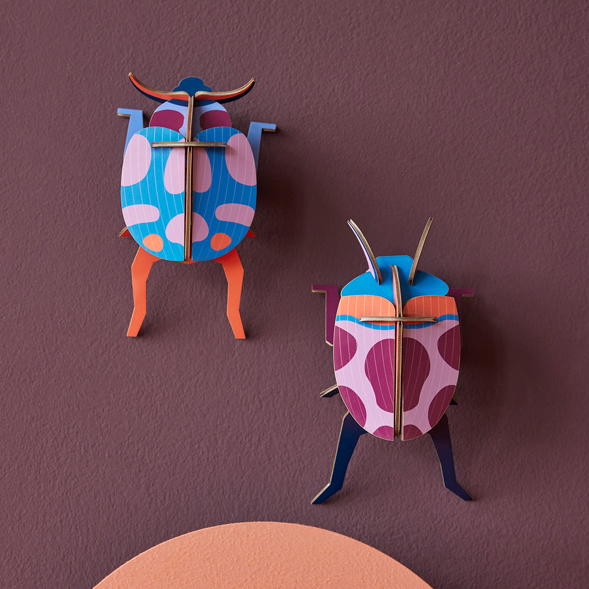 Studio Roof Wall Art Beetles (B7) Coccinelle Couple