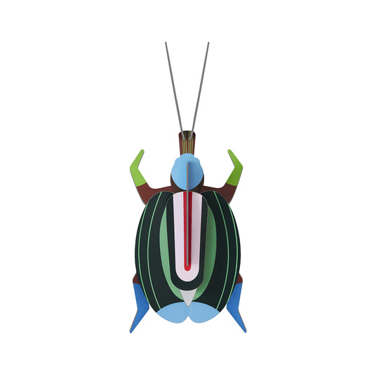 Studio Roof Wall Art Beetles (B7) Green Fig Beetle