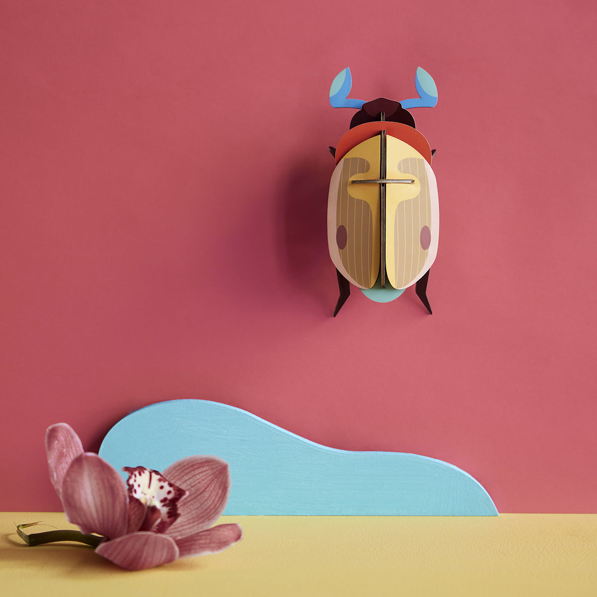 Studio Roof Wall Art Beetles (B7) Lemon Fruit Beetle