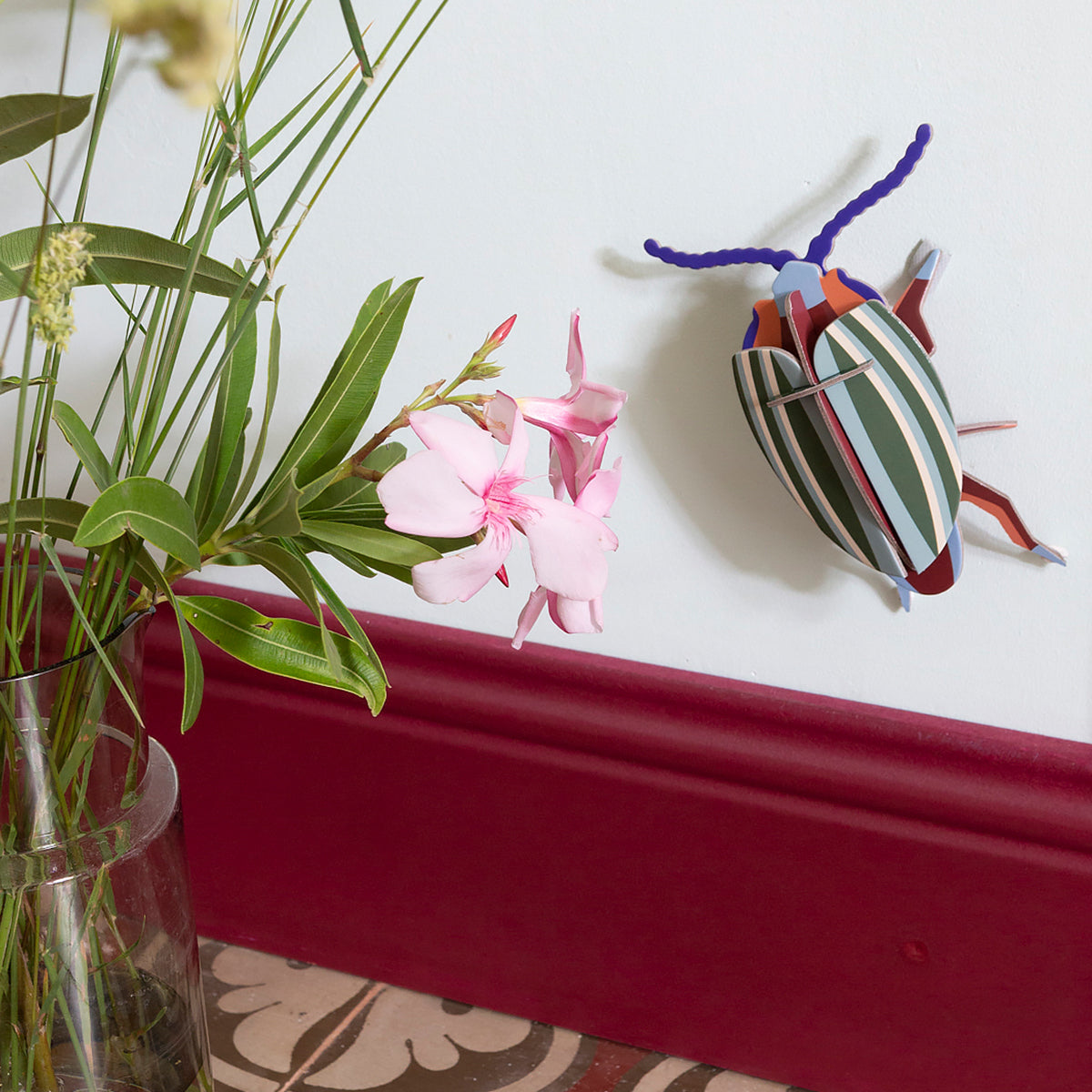 Studio Roof Wall Art Beetles (B7) Rainbow Leaf Beetle
