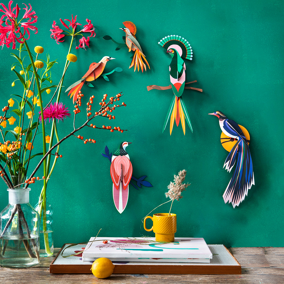 Wall Art Paradise Birds (B5) Flores