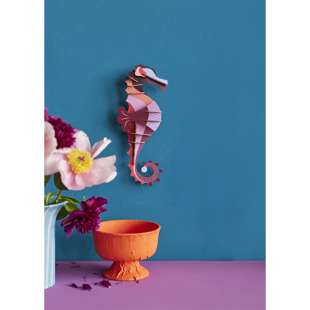 Studio Roof Wall Art Sea Creatures (A4) Coraline Seahorse