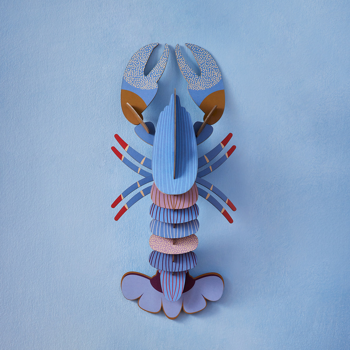 Studio Roof Wall Art Sea Creatures (A4) Lavender Lobster