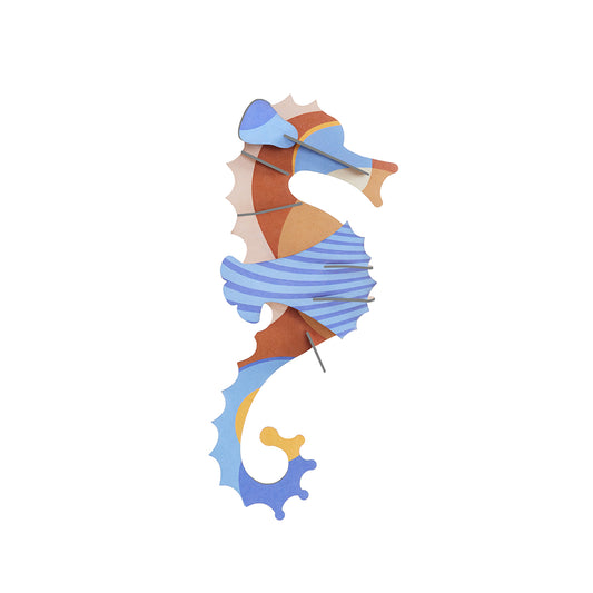 Studio Roof Wall Art Sea Creatures (B7) Blue Ringlet Seahorse