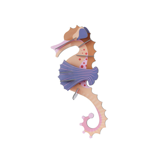 Studio Roof Wall Art Sea Creatures (B7) Pink Seahorse