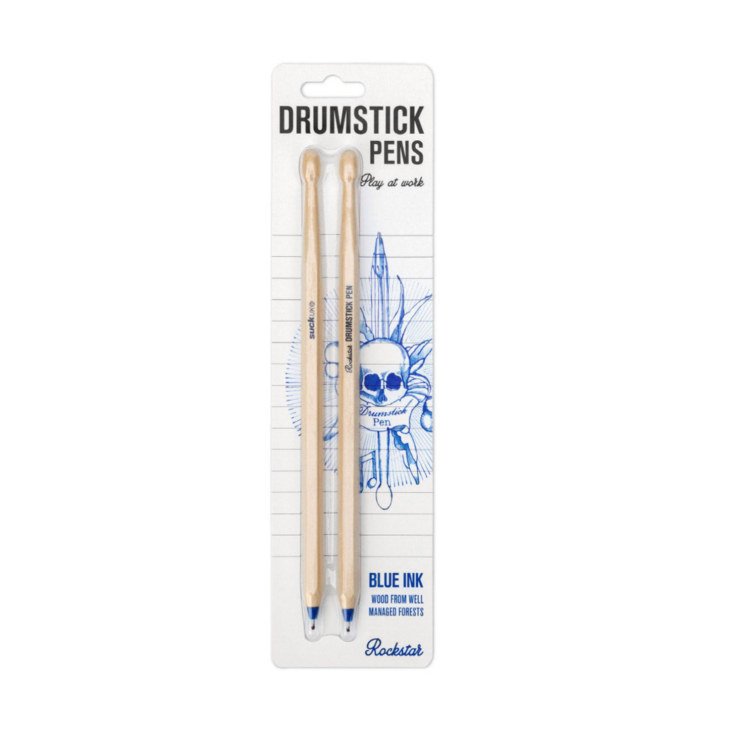 Suck UK Drumstick Pen Blue