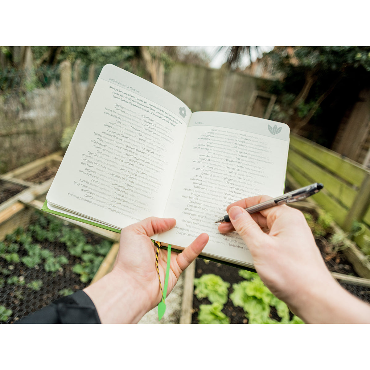 Suck UK My Gardening Handbook Green Journal Journal