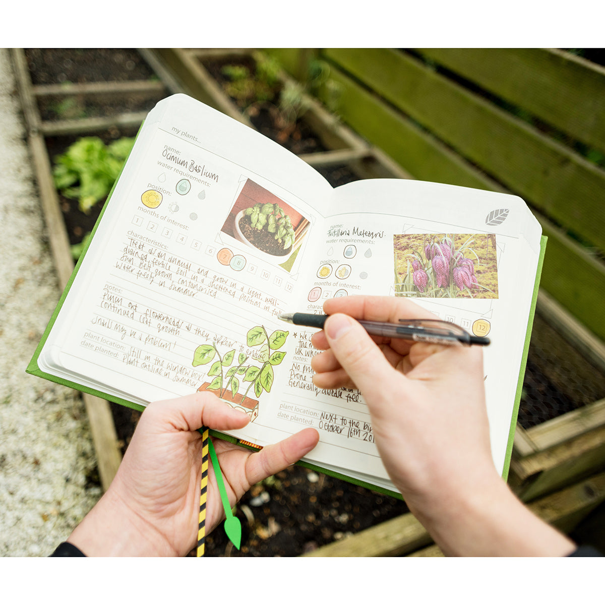 Suck UK My Gardening Handbook Green Journal Journal