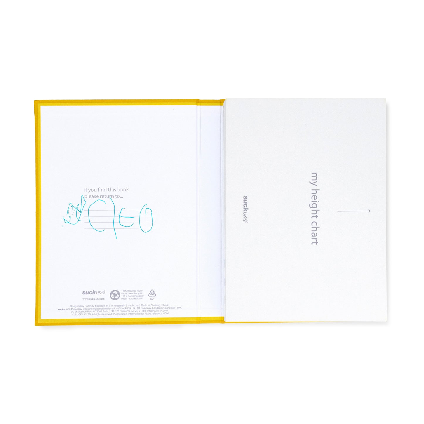 Suck UK My Height Chart