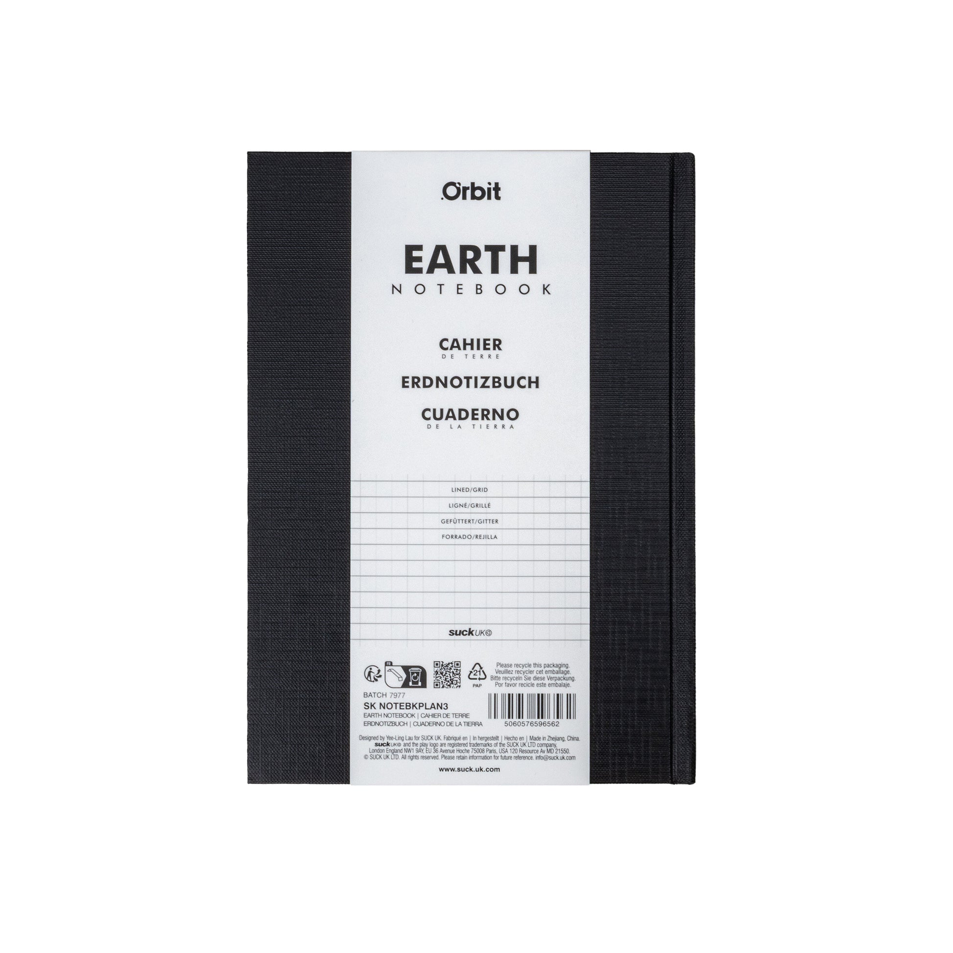 Suck UK Notebook Earth