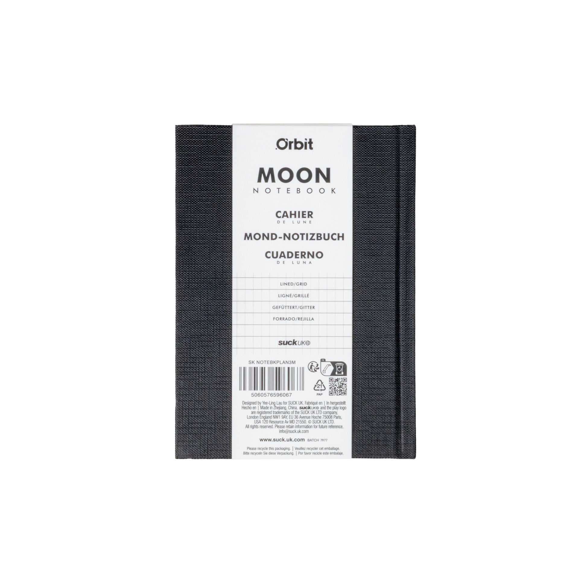 Suck UK Notebook Moon