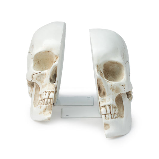 Skull Bookends