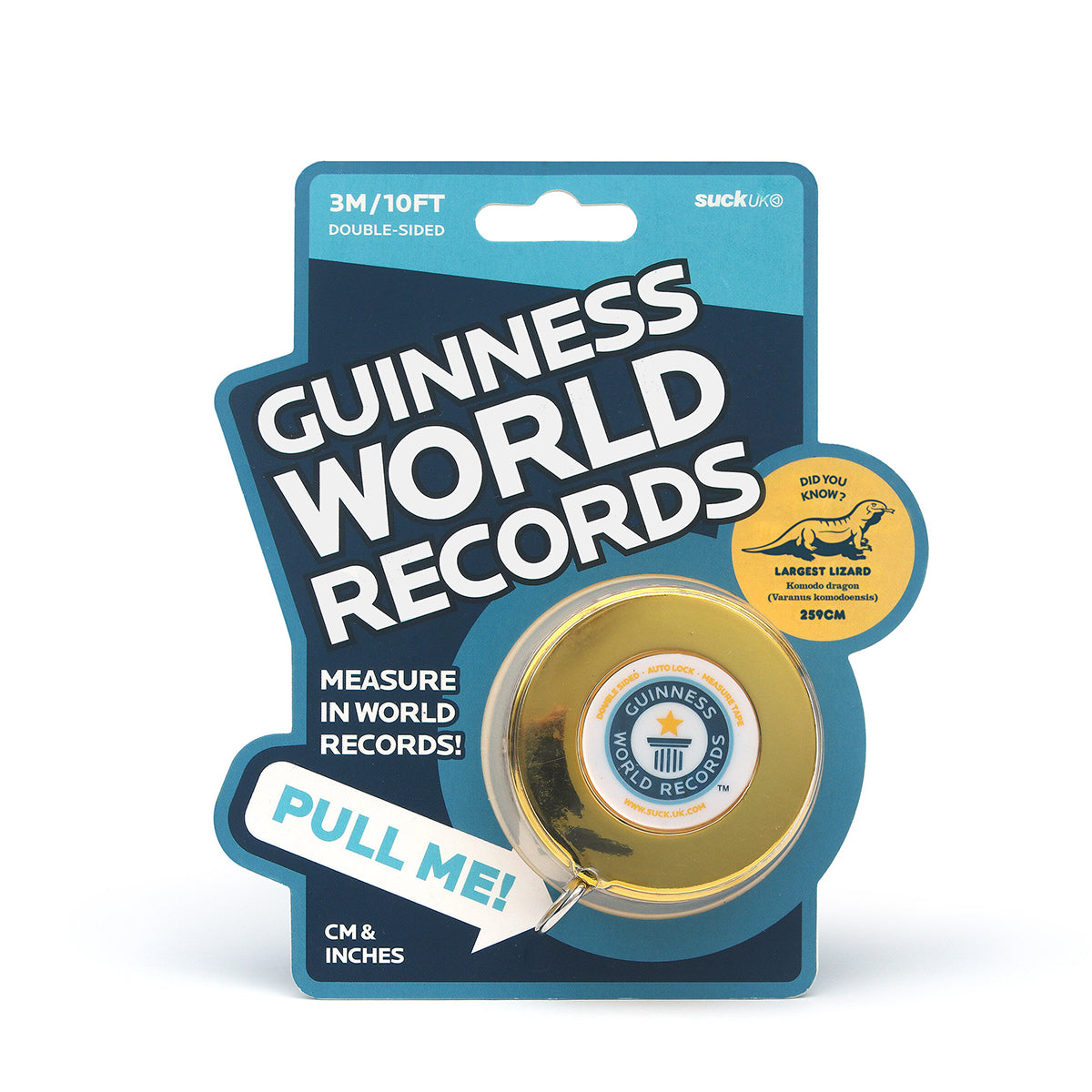 Suck UK Tape Measure World Records