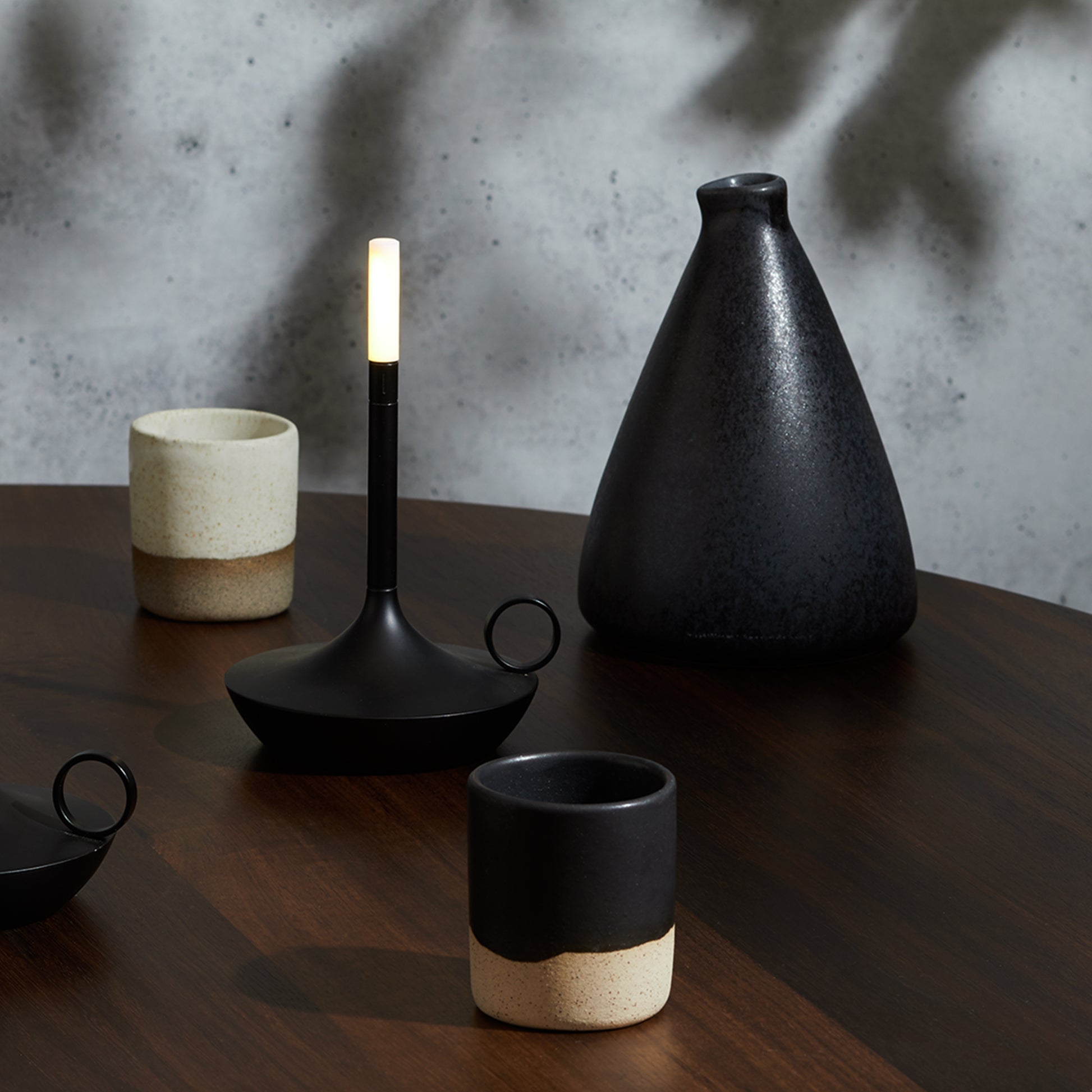 Wick Wick S Black LED Candlestick Lamp LED Candlestick Lamp