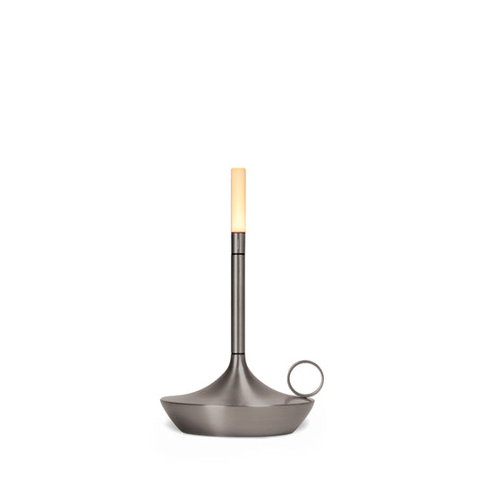 Wick Wick S Graphite LED Candlestick Lamp LED Candlestick Lamp