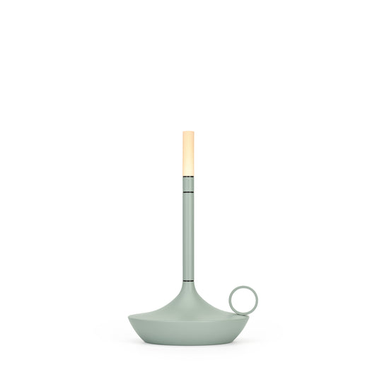 Wick Wick S Sage Green LED Candlestick Lamp LED Candlestick Lamp