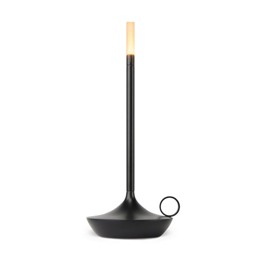 Wick Wick Black LED Candlestick Lamp LED Candlestick Lamp