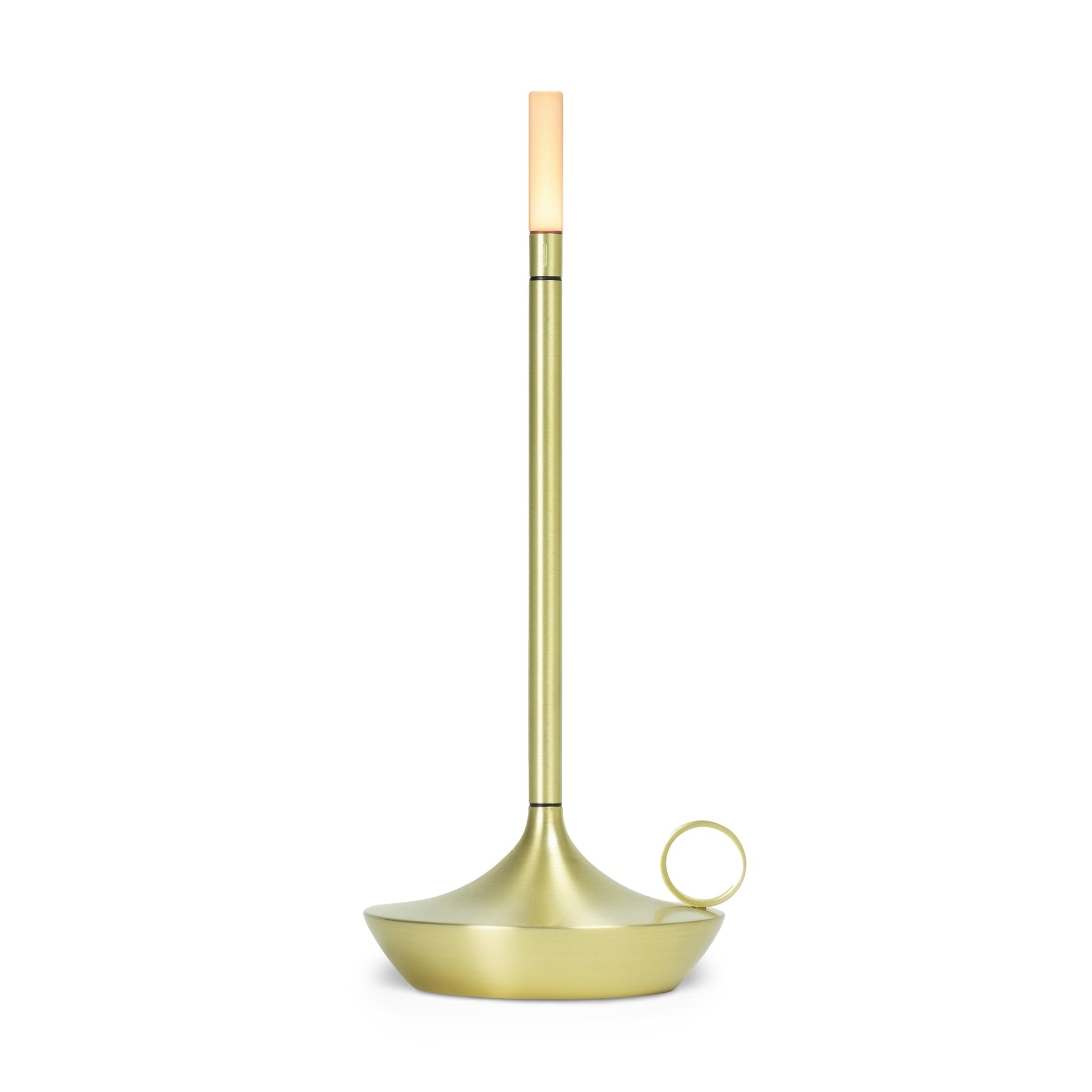 Wick Wick Brass LED Candlestick Lamp LED Candlestick Lamp