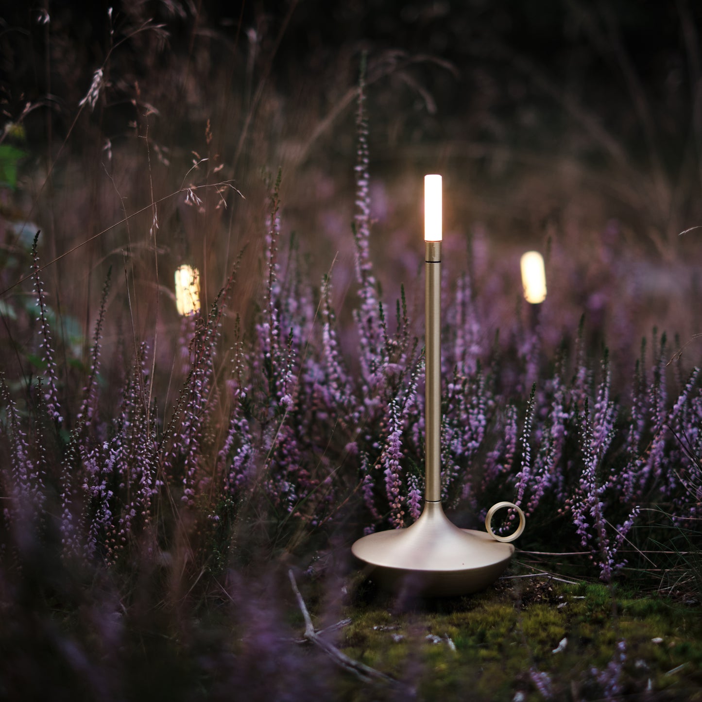Wick Wick Brass LED Candlestick Lamp LED Candlestick Lamp