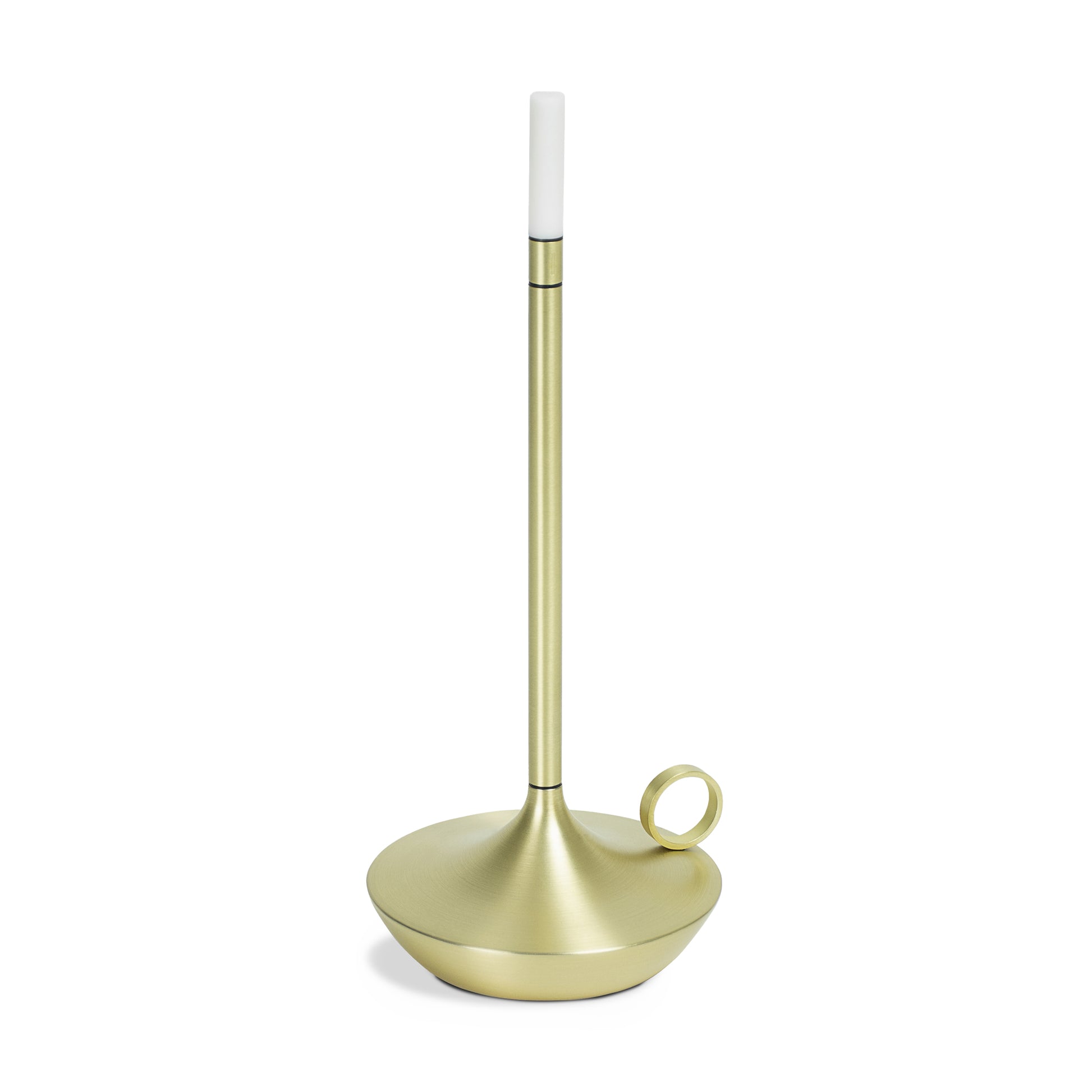 Wick Wick Brass LED Candlestick Lamp LED Candlestick Lamp
