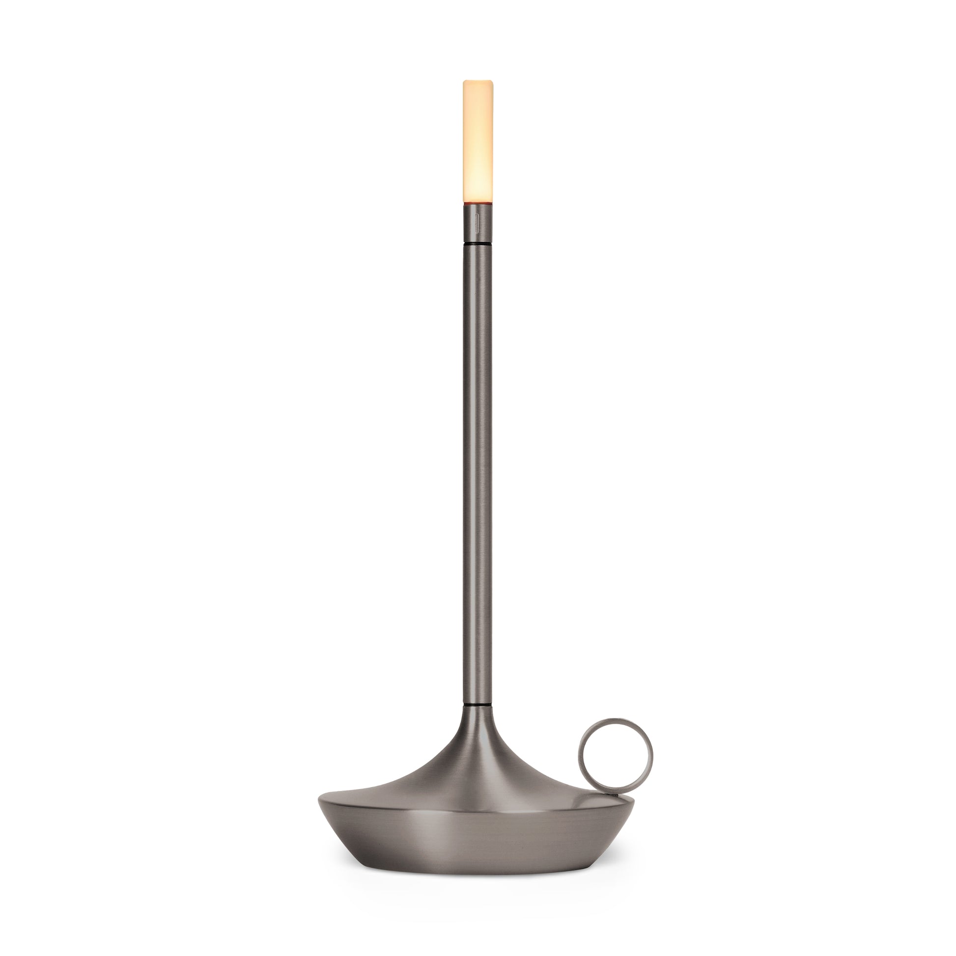 Wick Wick Graphite LED Candlestick Lamp LED Candlestick Lamp