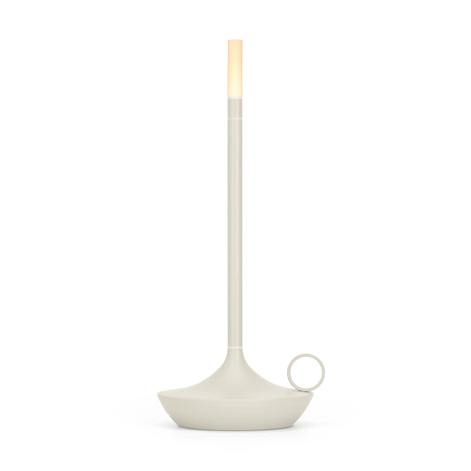 Wick Wick Mist Gray LED Candlestick Lamp LED Candlestick Lamp