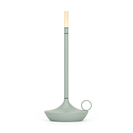 Wick Wick Sage Green LED Candlestick Lamp LED Candlestick Lamp