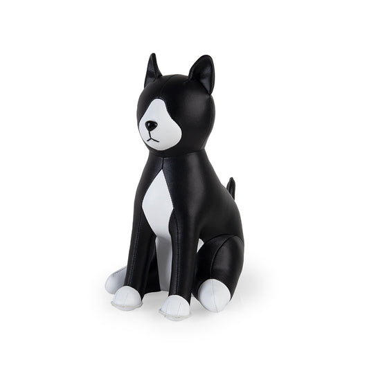 Zuny Bookend Cat Tuxedo Black