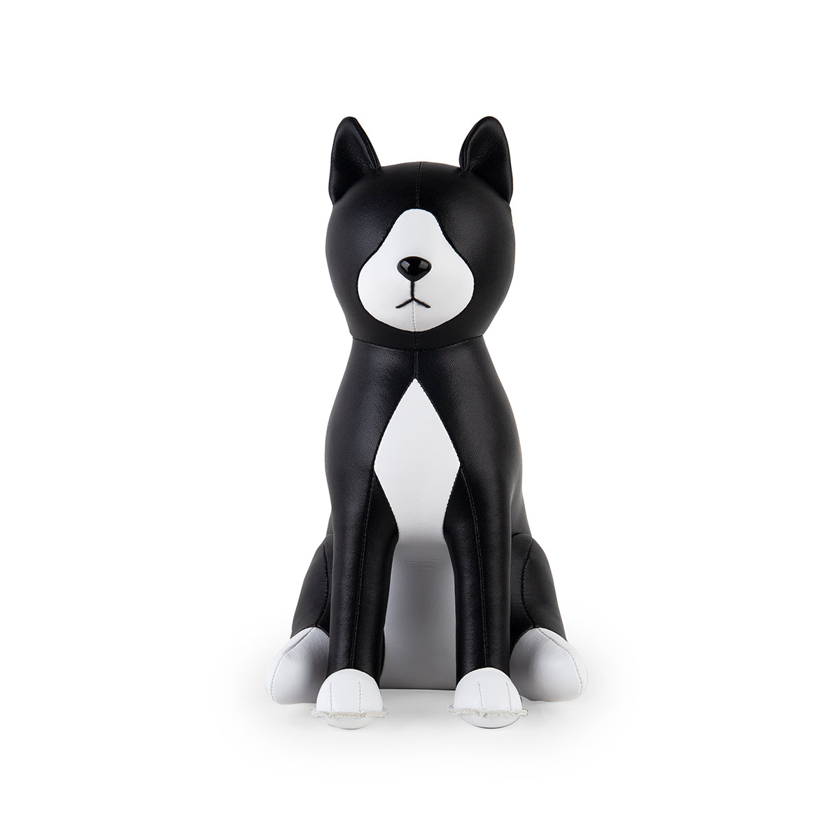 Zuny Bookend Cat Tuxedo Black