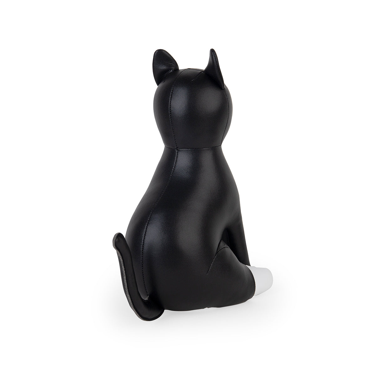 Zuny Bookend Cat Tuxedo Black
