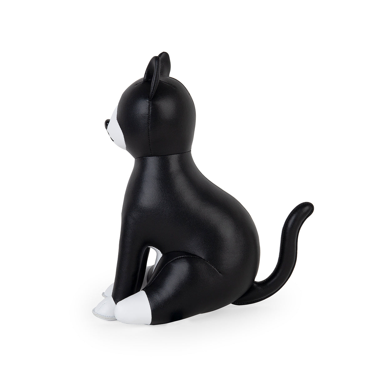 Zuny Bookend Cat Tuxedo Black
