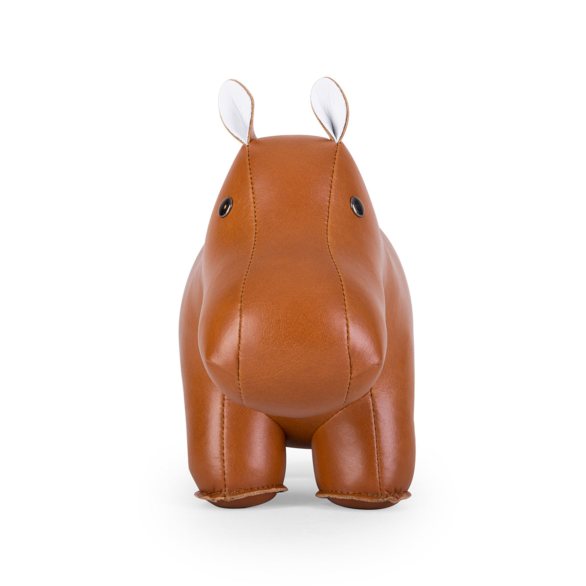 Zuny Bookend Classic Hippo Tan