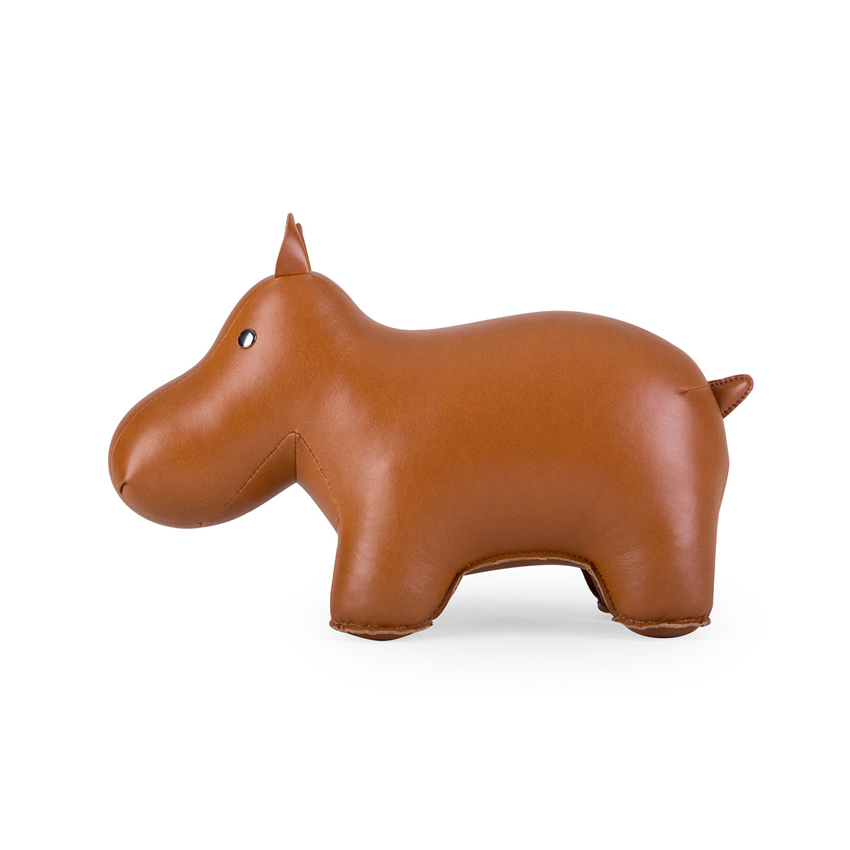 Zuny Bookend Classic Hippo Tan