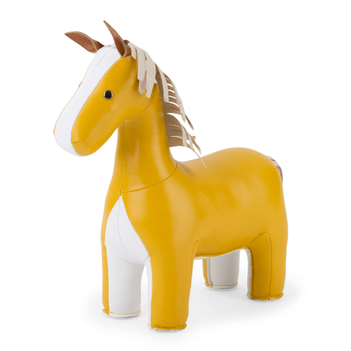 Bookend Classic Horse Ochre Yellow