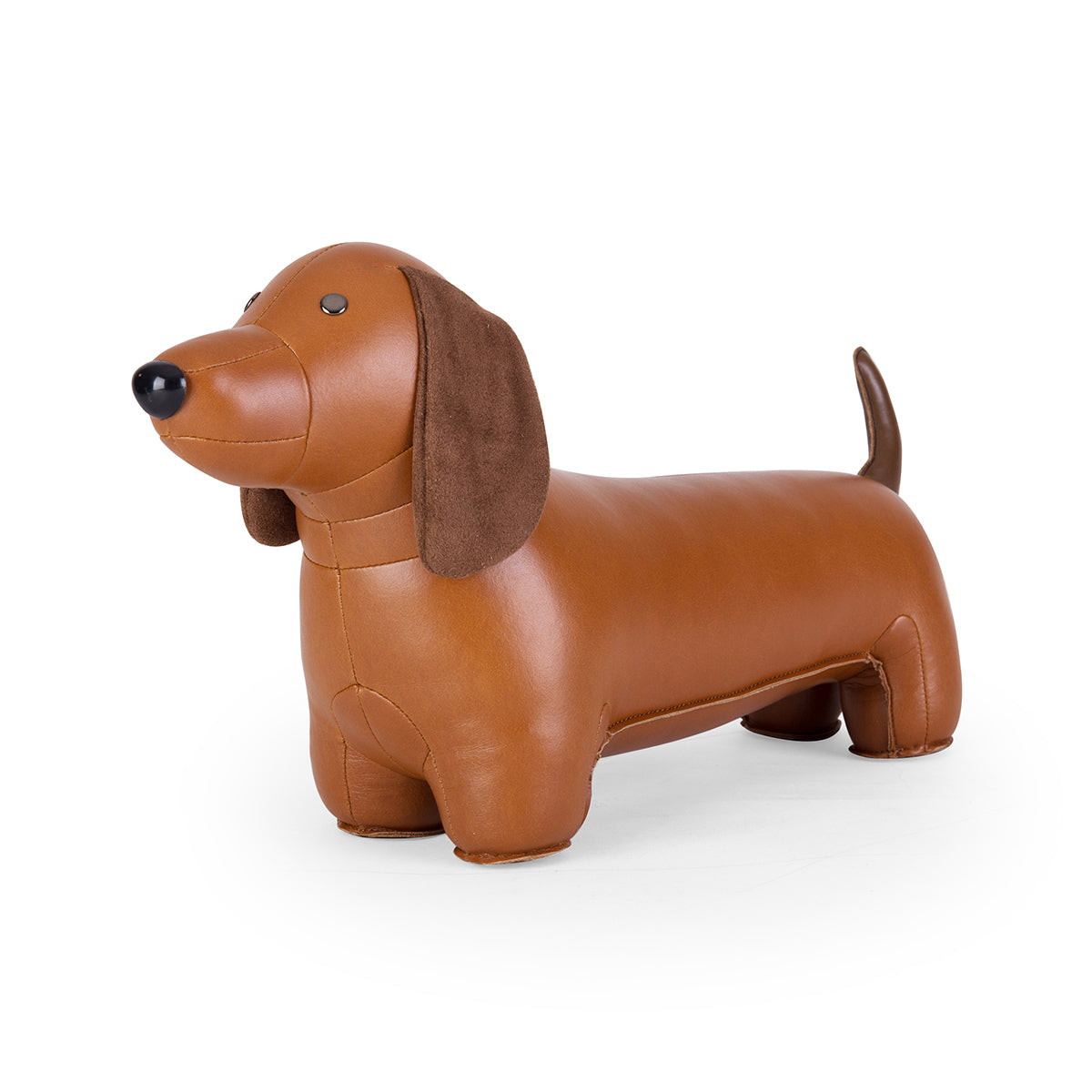 Doorstop Classic Dachshund Tan